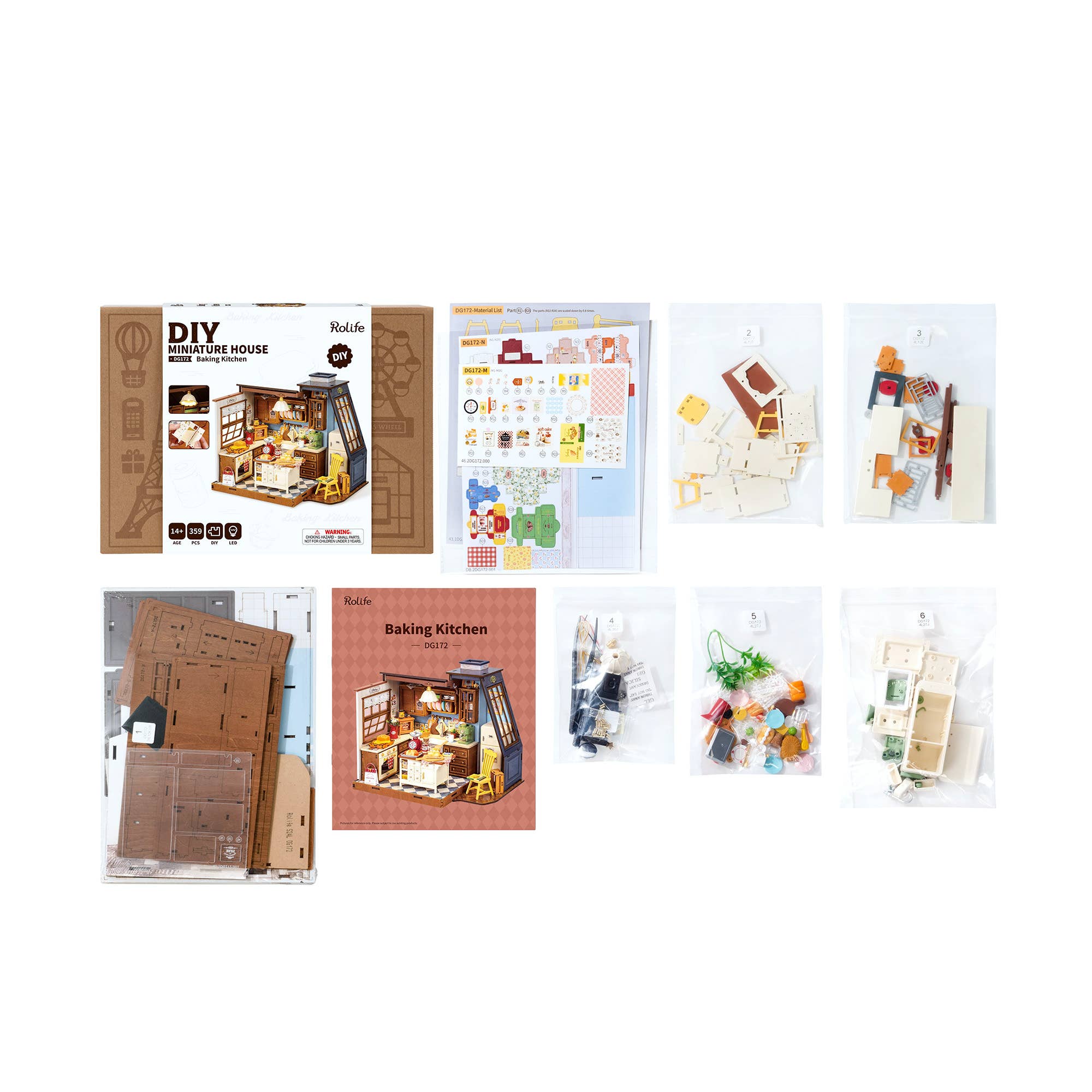 Miniature House Kit: Baking Kitchen