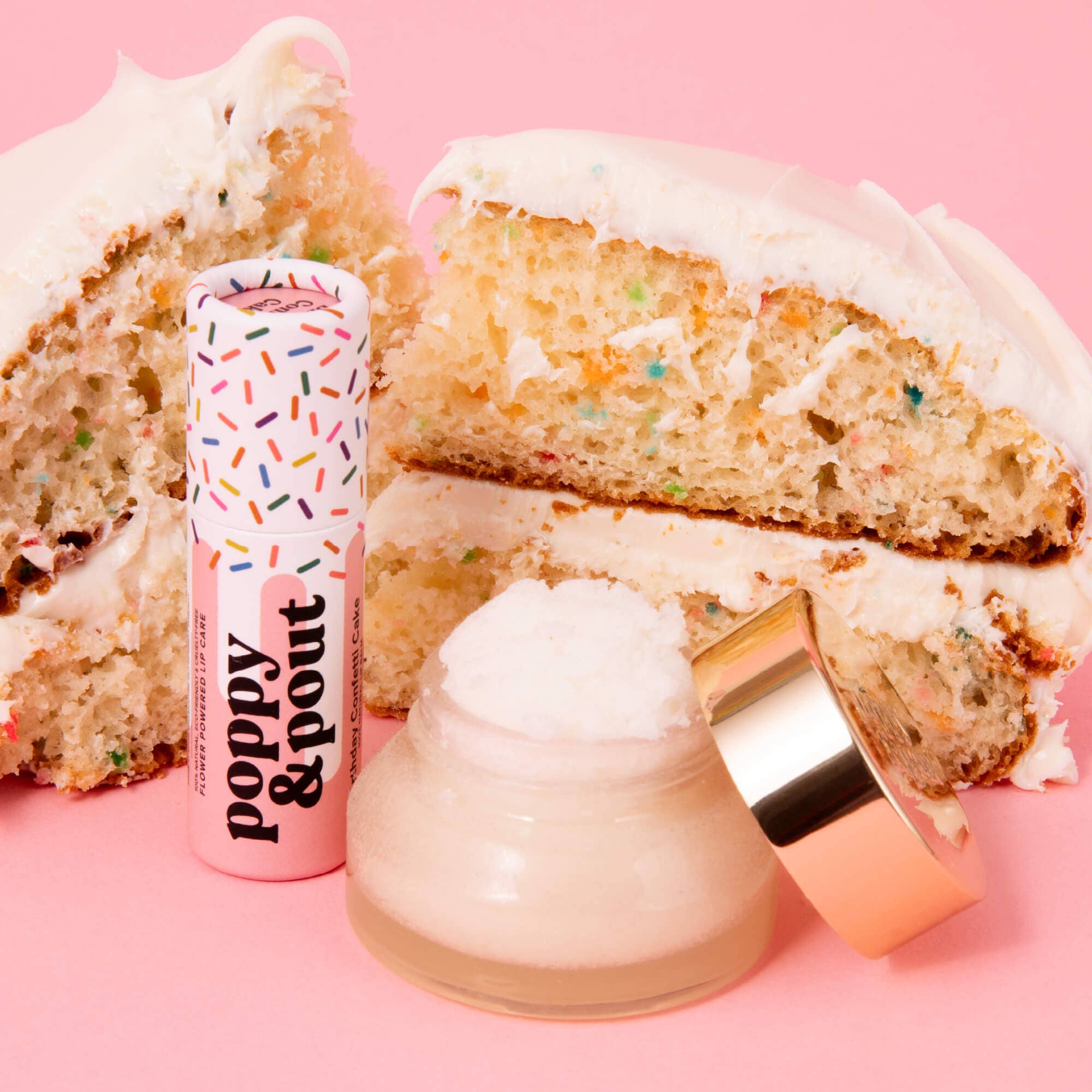 Lip Duo Birthday Confetti Cake