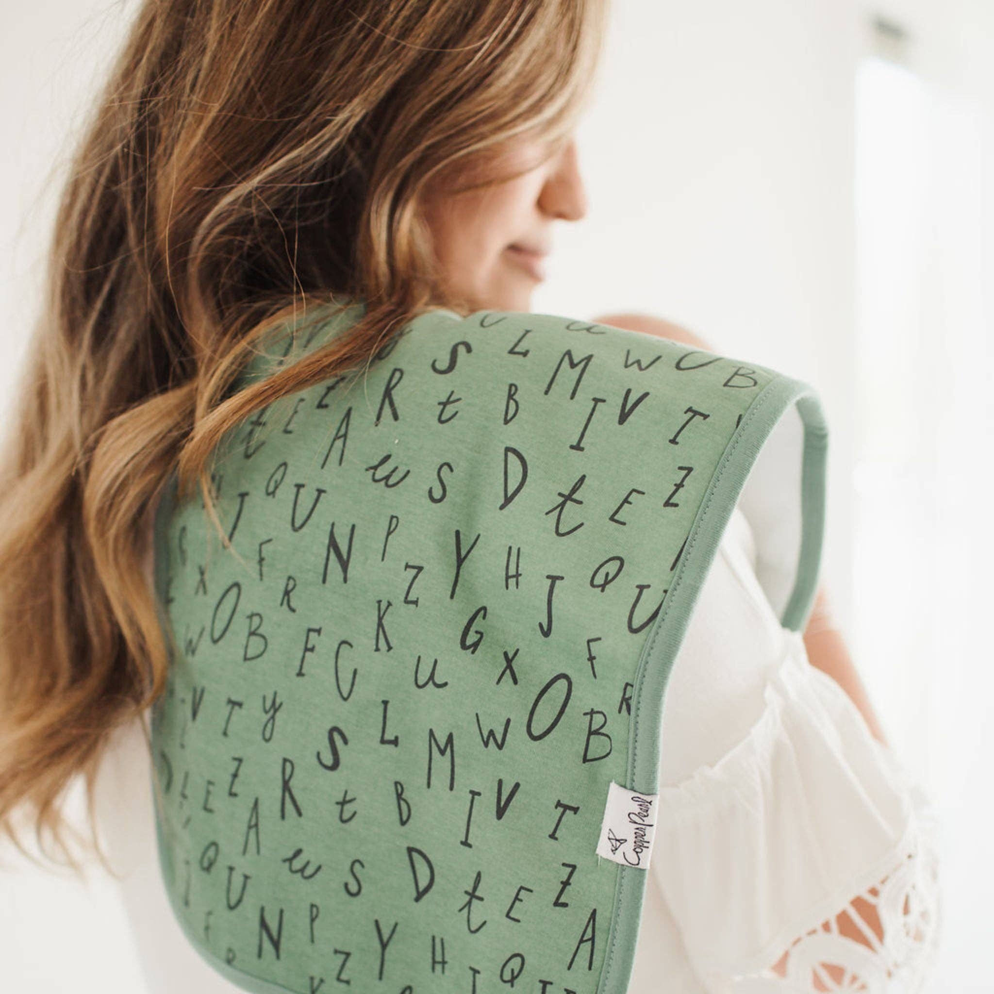 Milk & Cookies Burp Cloths