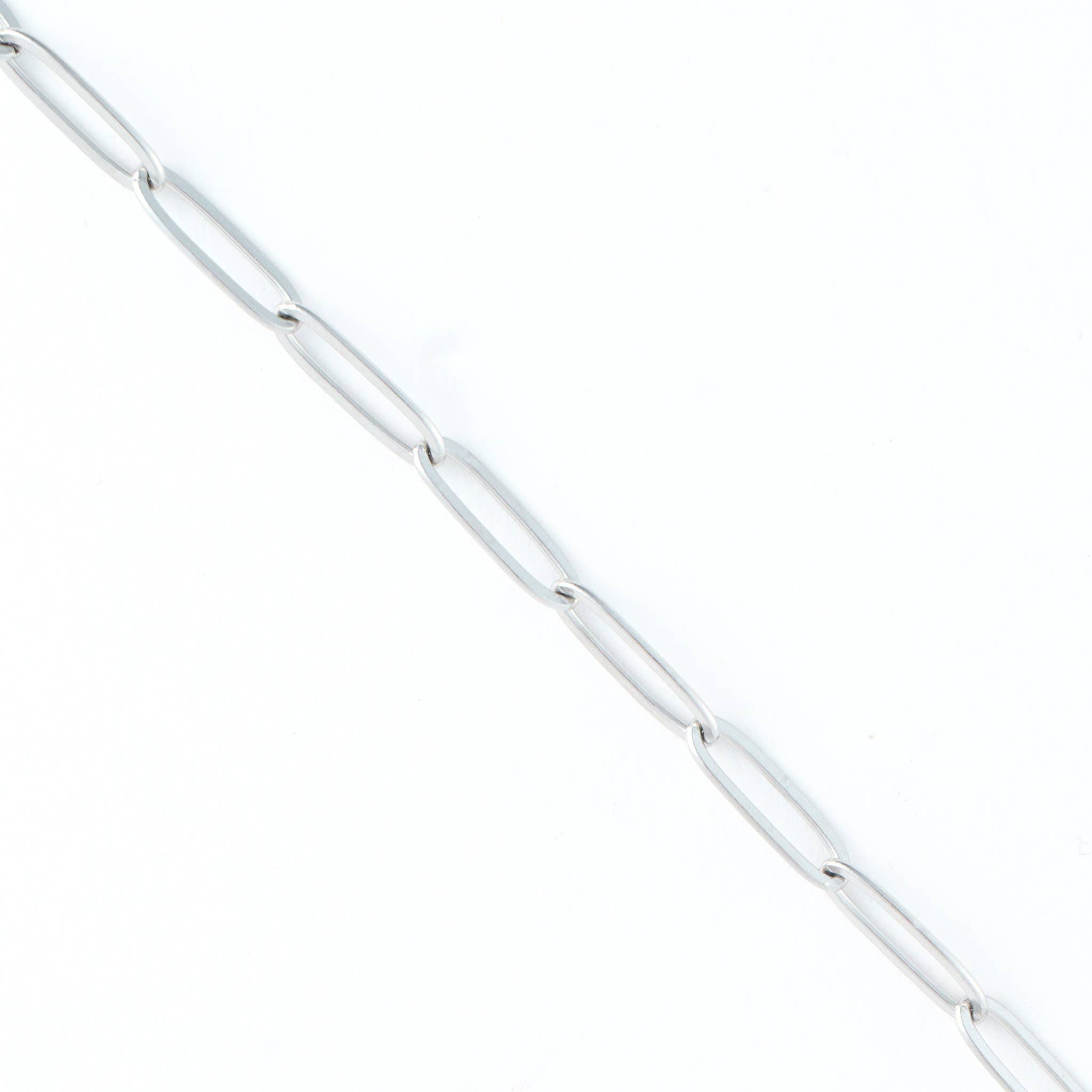 Waterproof 18" Paperclip Chain Necklace