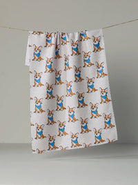 Corgi Pals Tea Towel