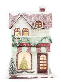 Lighted House with Balcony