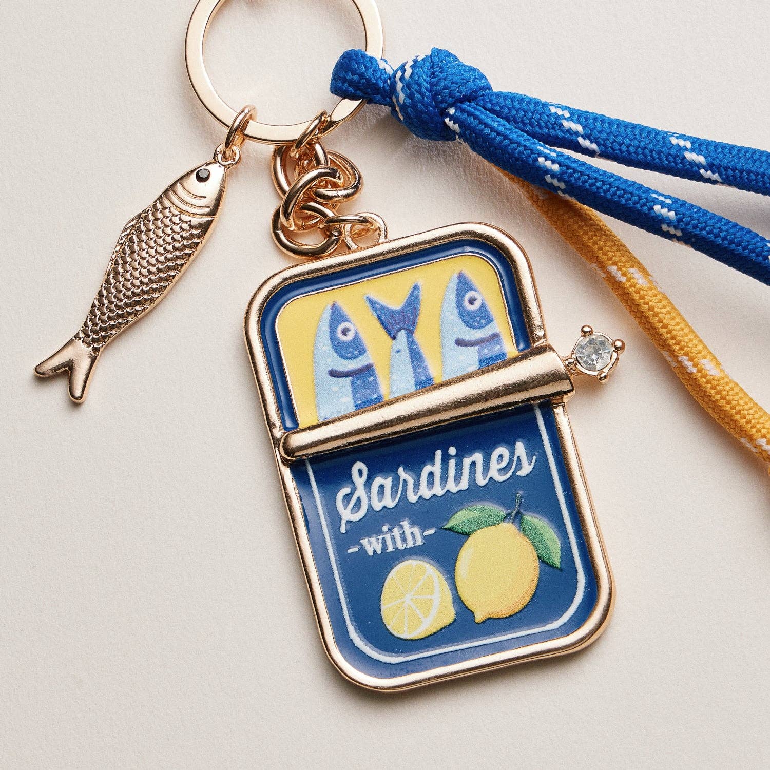 Sardine Tin Keychain Pink