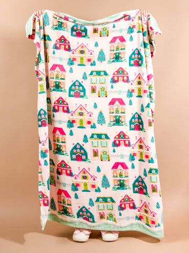Sugarplum Lane Plush Blanket