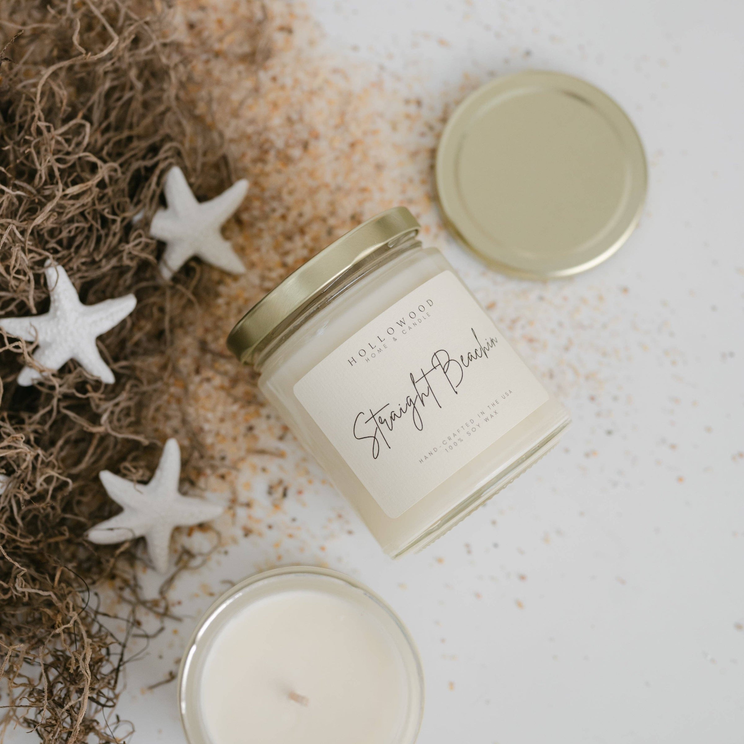 STRAIGHT BEACHIN | SUMMER | 8 OZ SOY CANDLE