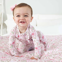 Bows in Bloom Ruffle Footie