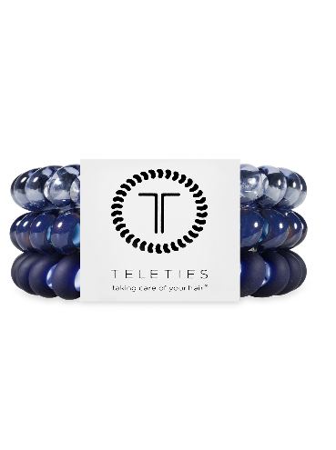 Spiral Hair Coils | Large | Nightfall Navy Hair Ties