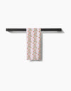 Floral Fall Stripe Bar Towel
