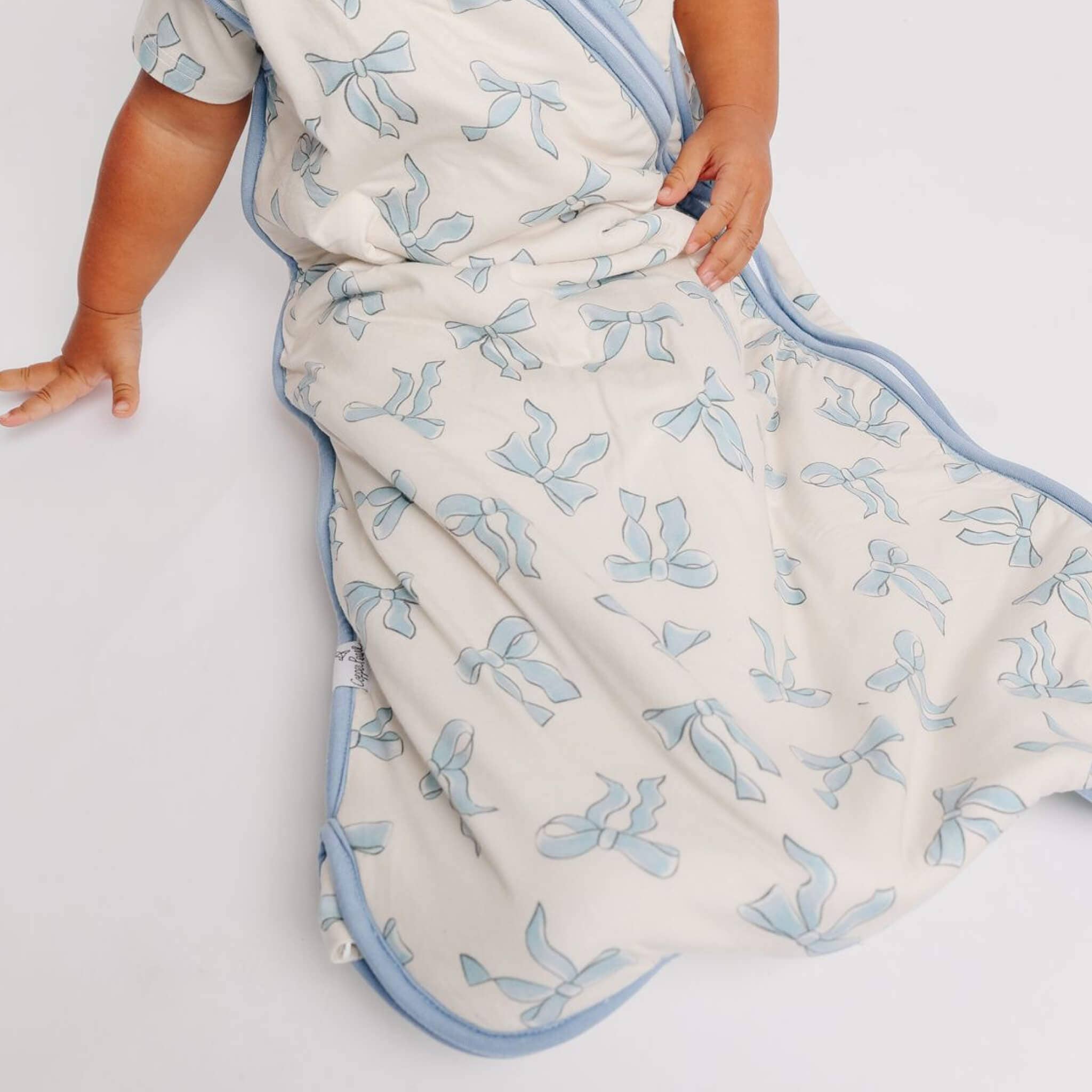 Blue Bows Sleep Bag