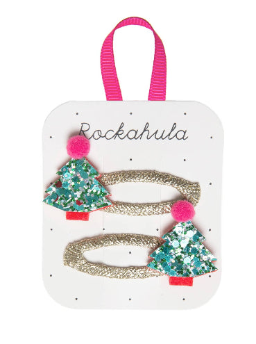 Christmas Tree Glitter Clips