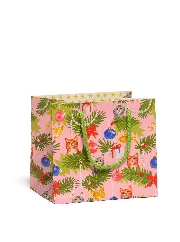 Meowy Christmas gift bag