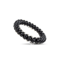 Spiral Hair Coils | Large | Jet Black Hair Ties