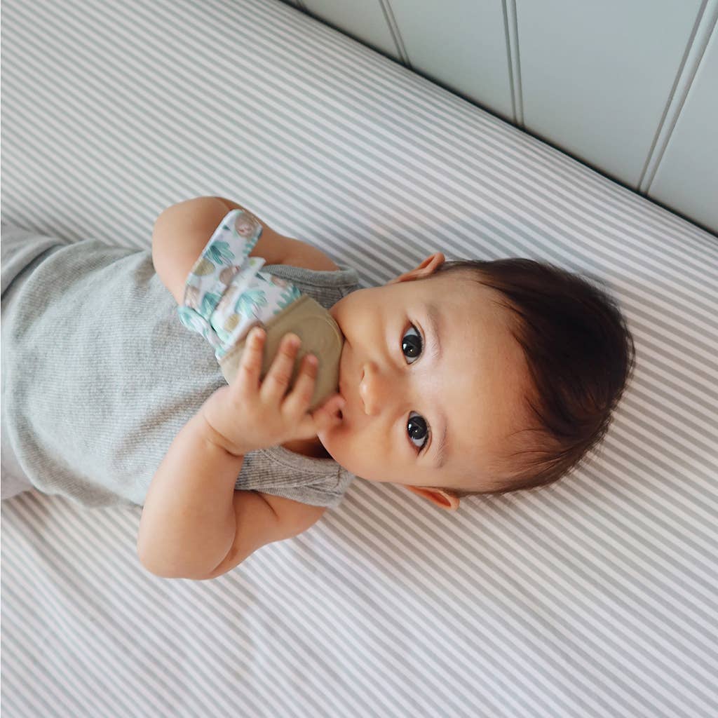 Bow Teething Mitt