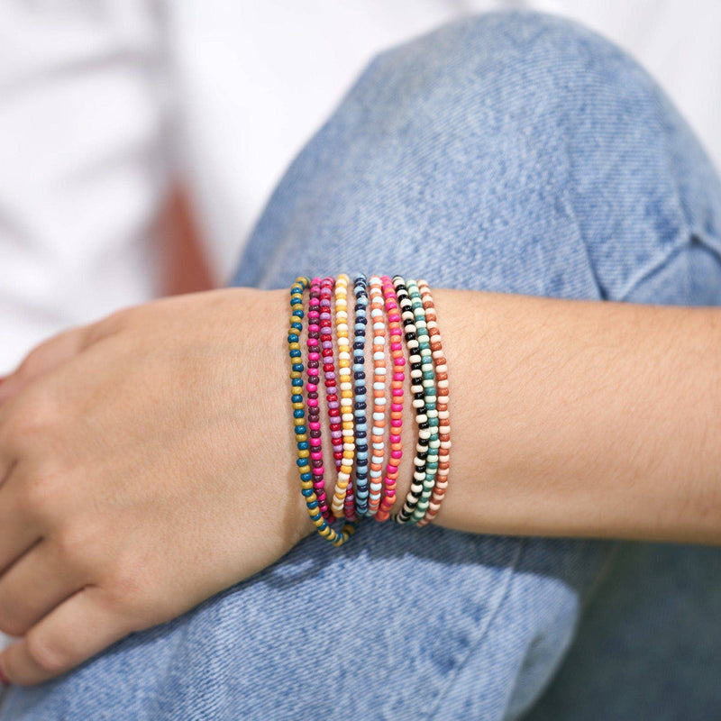 Multi 10 Strand Stretch Bracelets