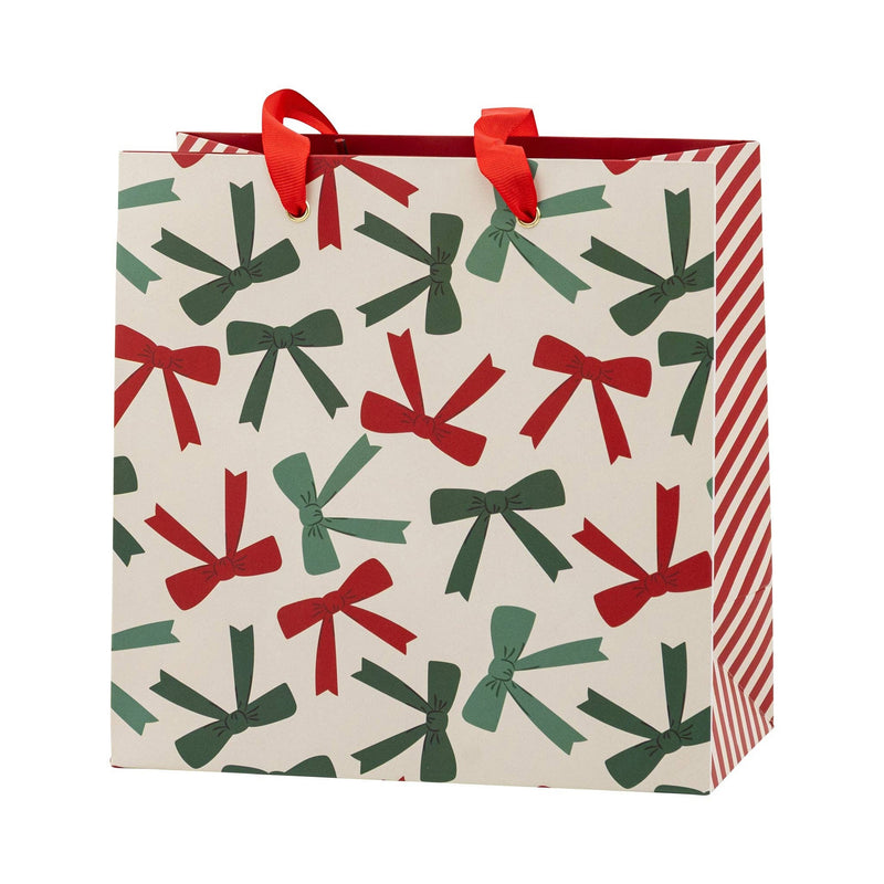 Christmas Bows Gift Bag Set