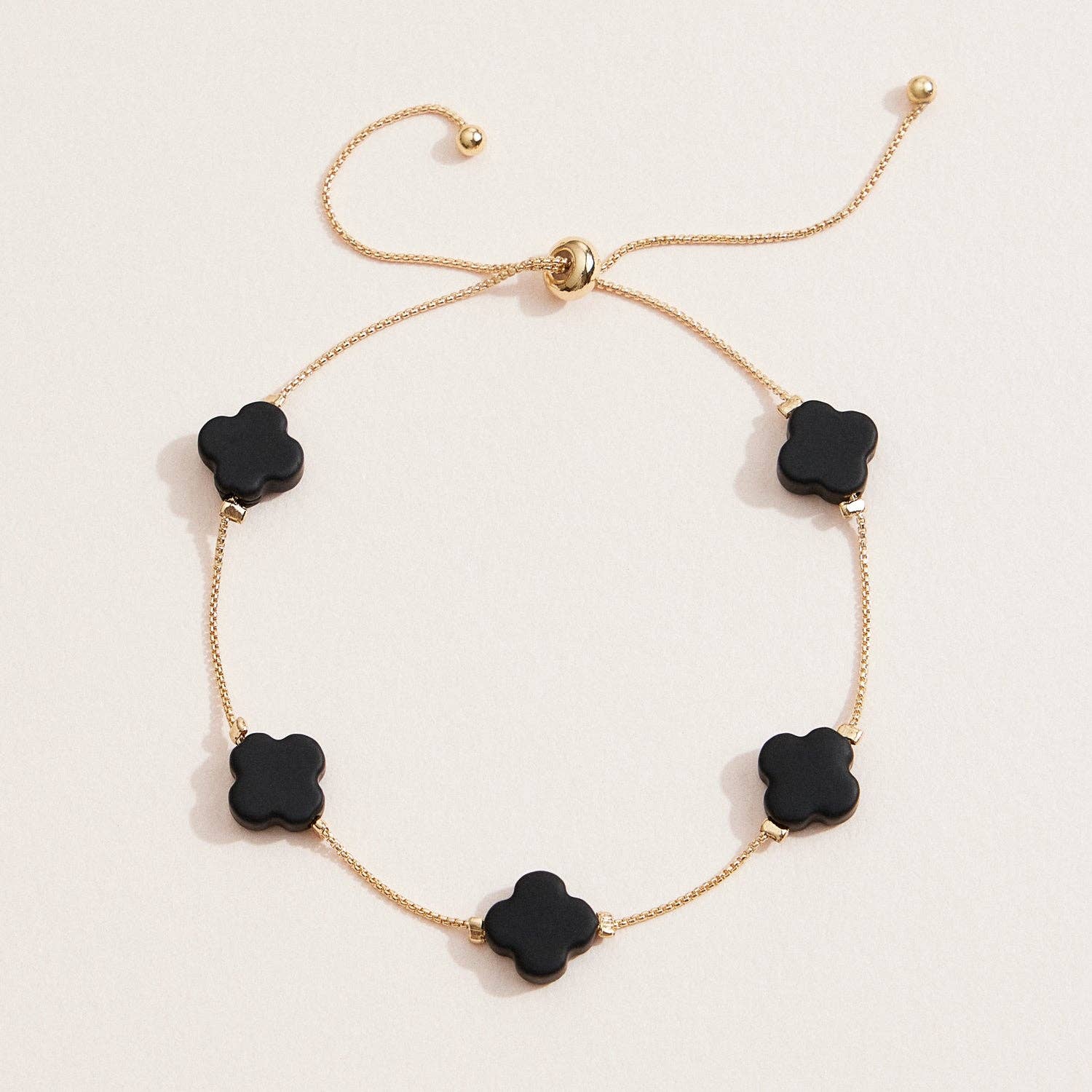 Adjustable Clover Bracelet