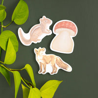 Red Cap Mushroom Sticky Notes