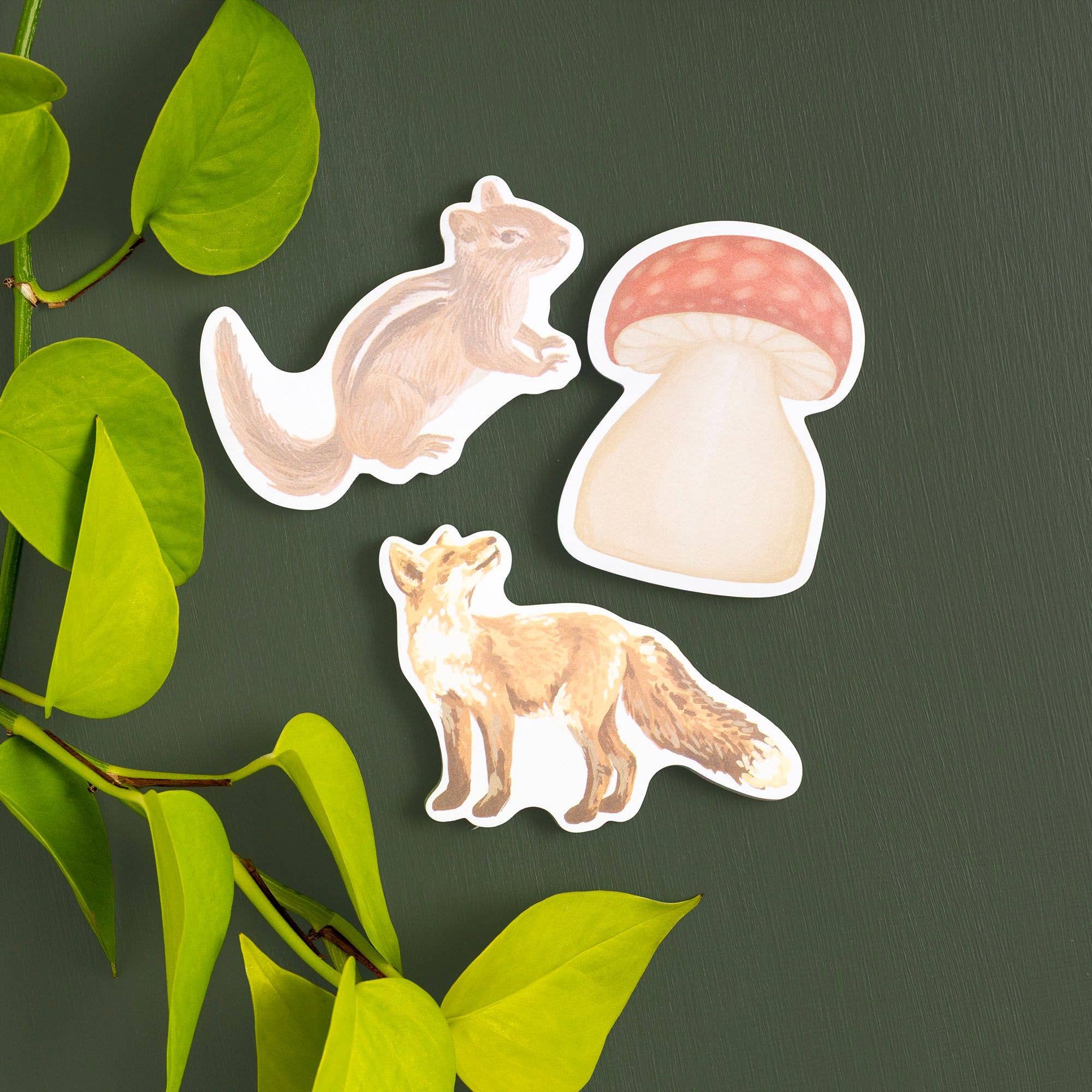 Red Cap Mushroom Sticky Notes