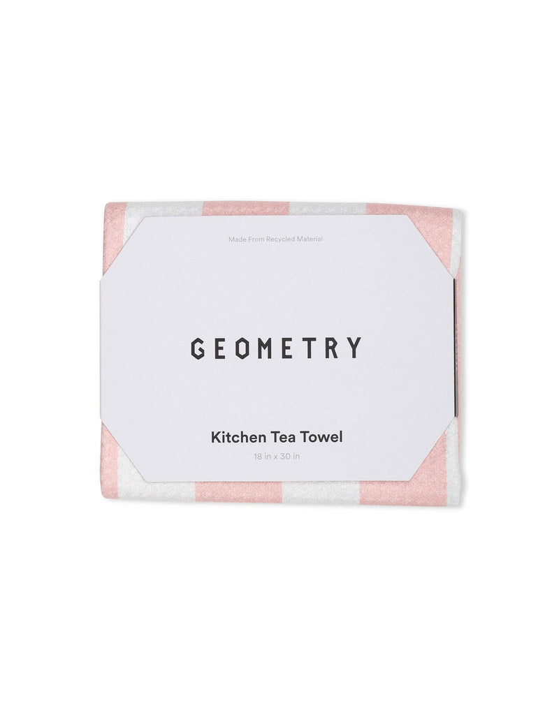 Summer Bold Pink Tea Towel