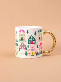 Pink Pine Village 11oz Ceramic Mug