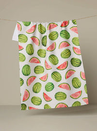 Melon Market Tea Towel