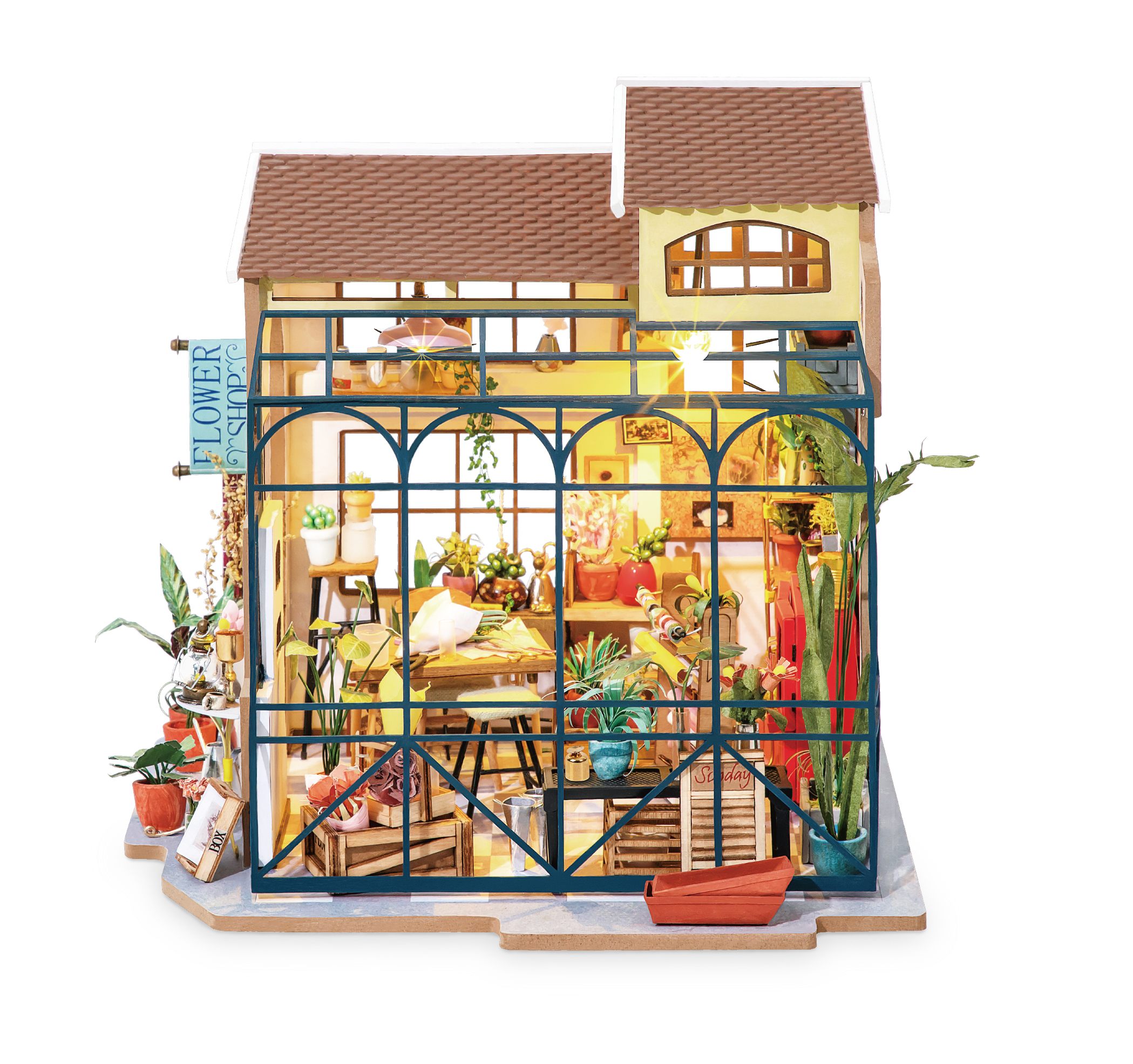 Miniature House Kit: Flower Shop