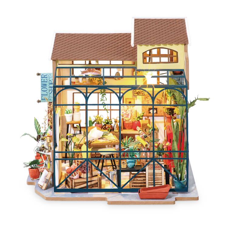 Miniature House Kit: Flower Shop
