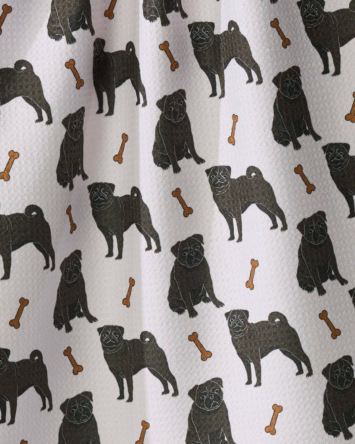 Pug Club Tea Towel