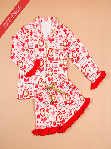 Mistletoe Magic Pajama Shorts Set
