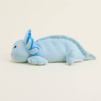 Blue Axolotl Warmies Junior