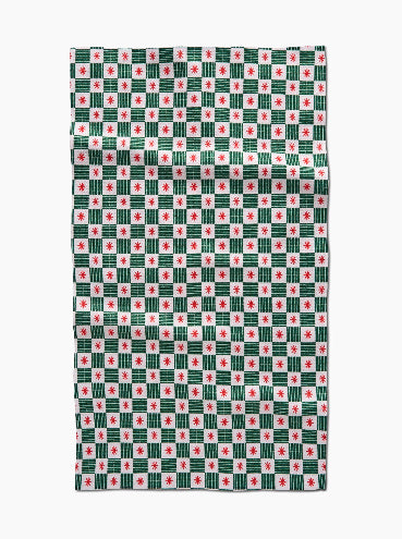 Jolly Grid Tea Towel