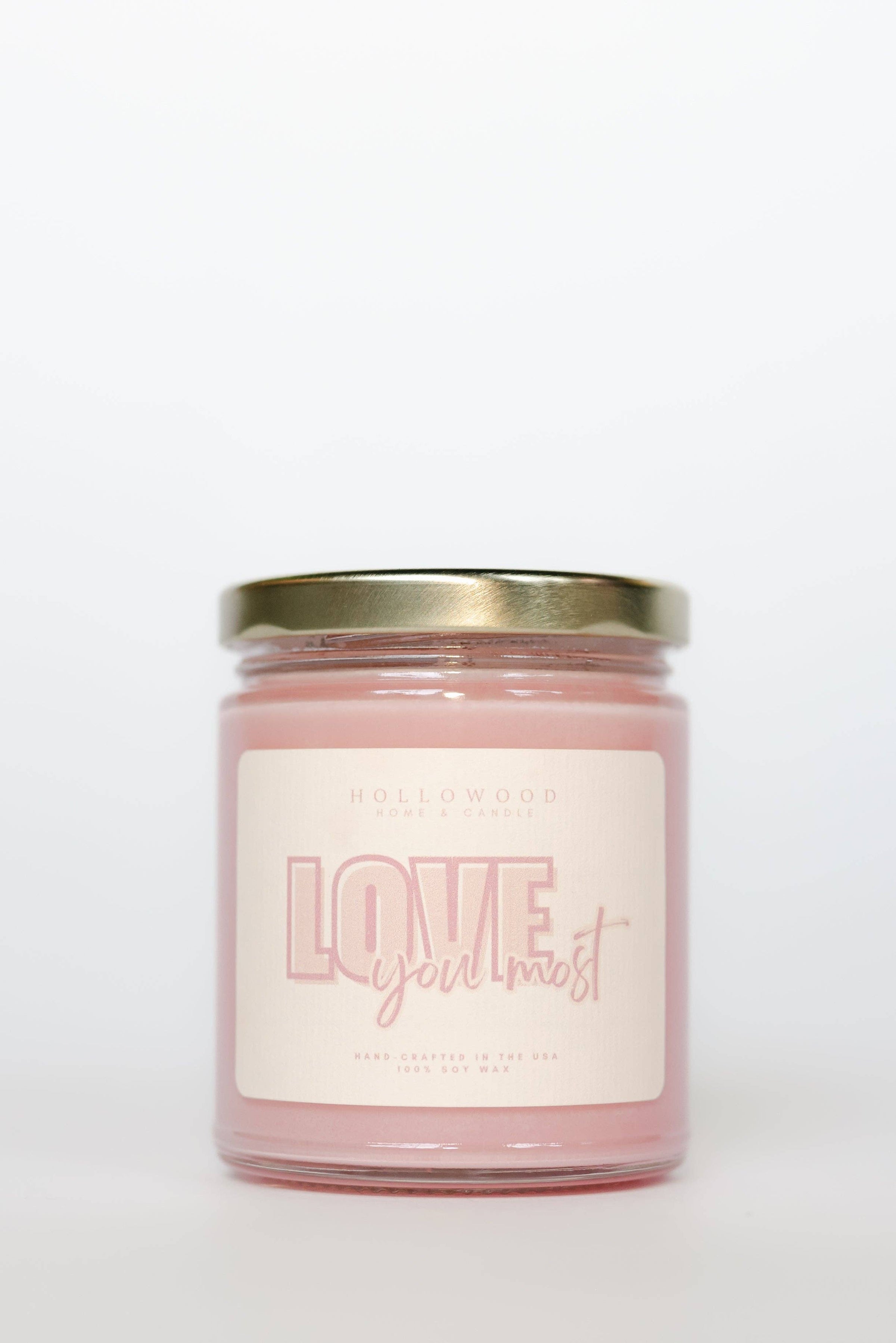Love you most Candle