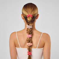 Cherry Blossom Satin Scrunchies