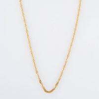 Waterproof Twisted Chain Necklace