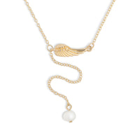 Dainty Wing Necklace- Gold