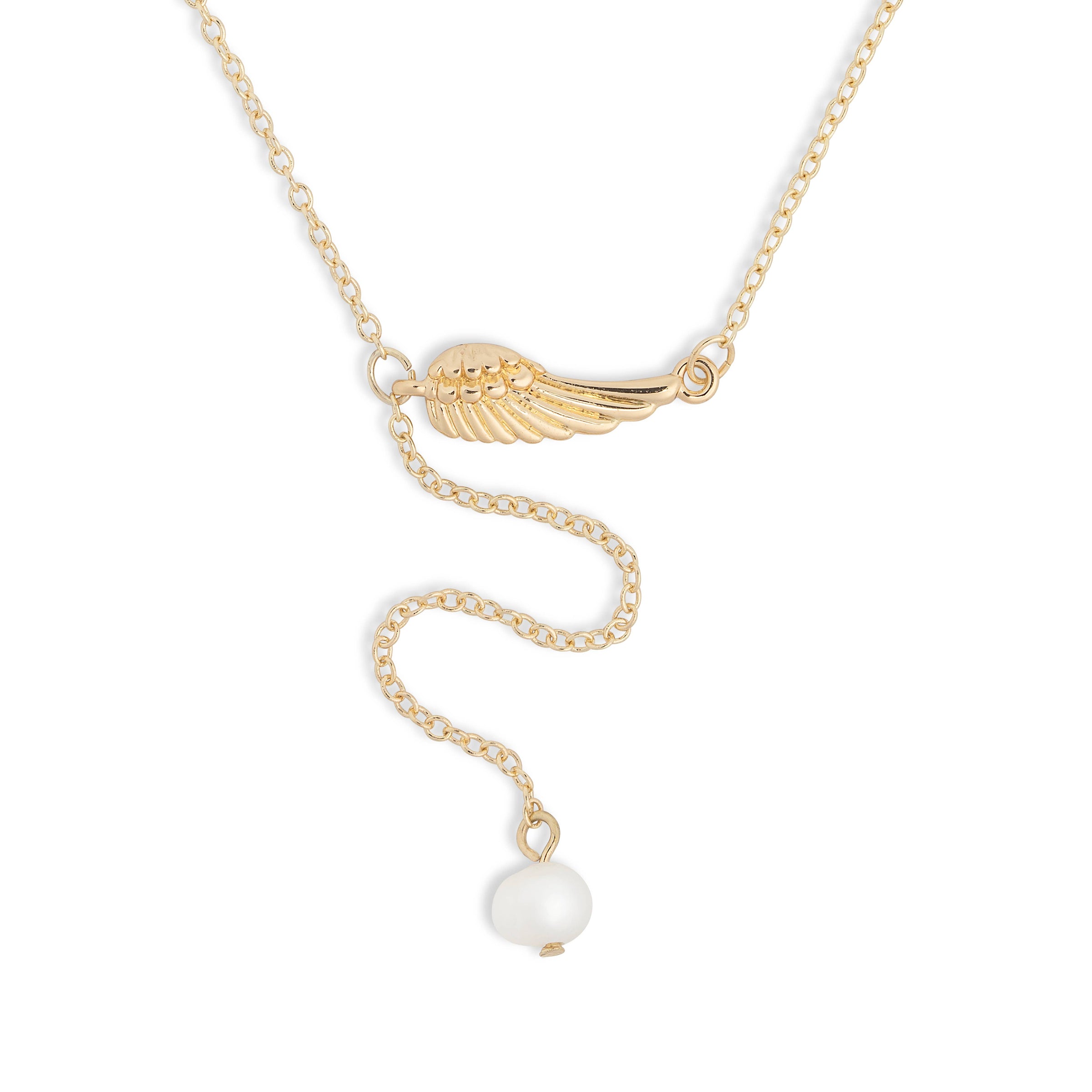 Dainty Wing Necklace- Gold