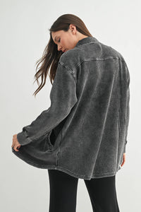 Black Willow Waffle Jacket