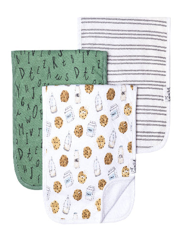 Milk & Cookies Burp Cloths