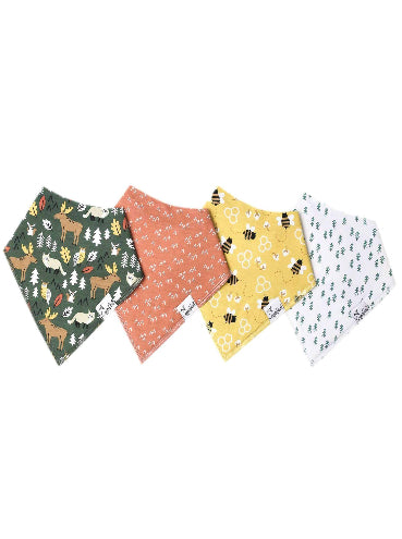 Woodland Baby Bandana Bibs