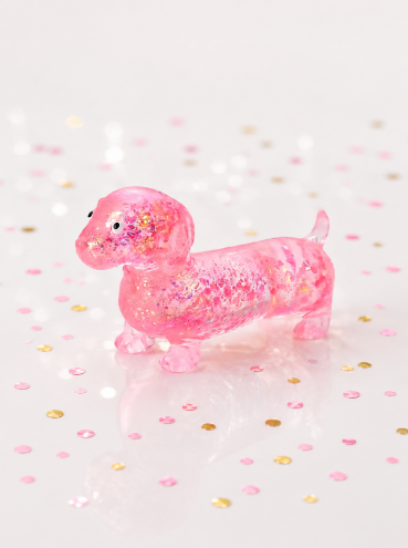 Pink Dachshund Squishy