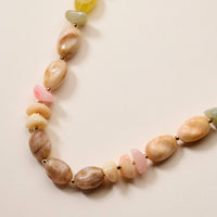 Organic Resin Bead Necklaces