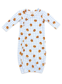 Blue Teddy Picnic Gown