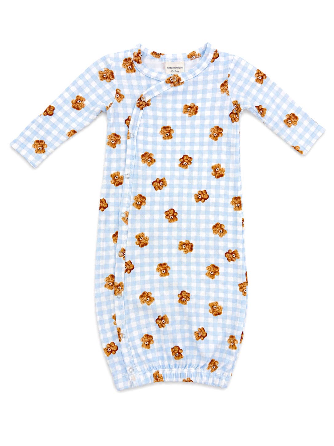 Blue Teddy Picnic Gown