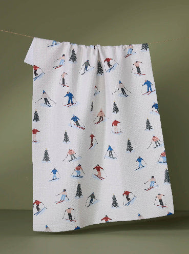 Alpine Run Tea Towel