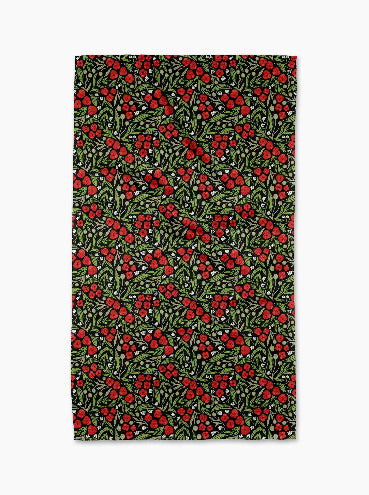 Flowing Poppies Tea Towel