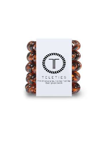 Spiral Hair Coils | Tiny | Tortoise Hair Ties