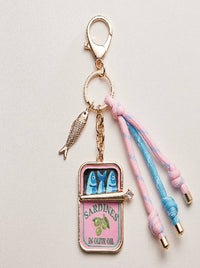 Sardine Tin Keychain Pink