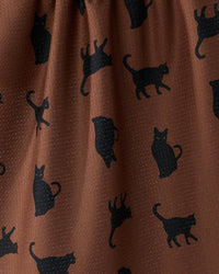 Witch's Cat Tea Towel