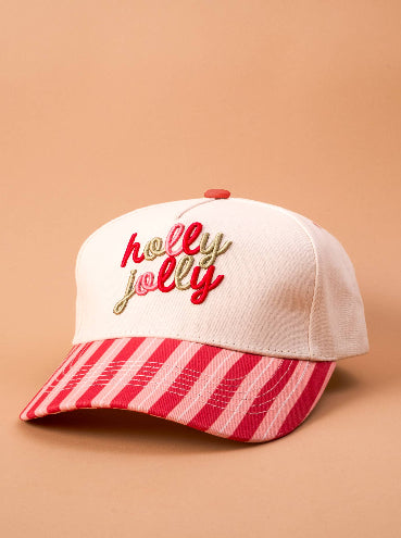 Holly Jolly Canvas Hat