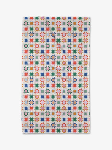 Patchwork Picnic Tea Towel